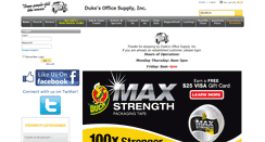 Desktop Screenshot of dukesofficesupply.com